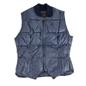 VIintage 90s Eddie Bauer Goose Down Quilted Vest Black Tag Vintage Womens XS